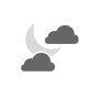 Cloudy Night Icon 80x80 png
